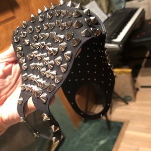 studded face mask